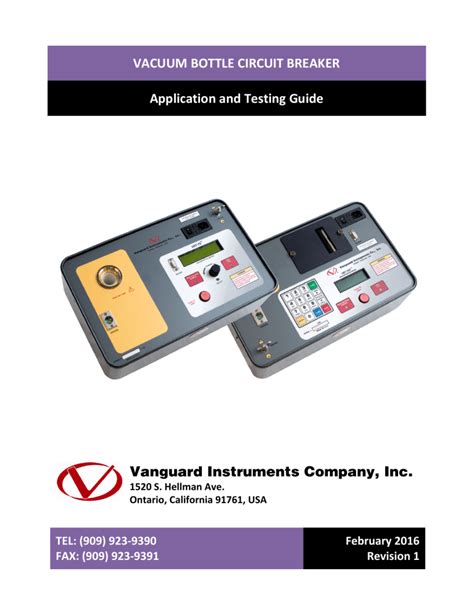 cbs vacuum bottle tester|vacuum bottle breaker maintenance guide.